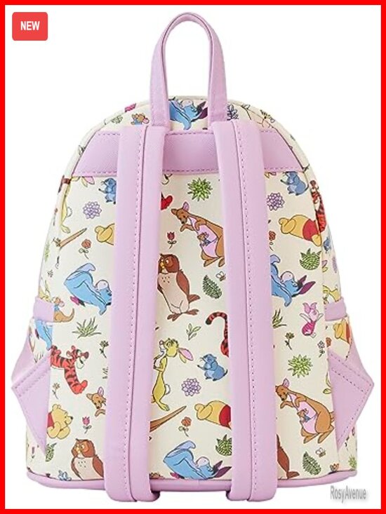 Loungefly Disney Winnie the Pooh Eeyore Friends Double Zipper Mini Backpack main image 4